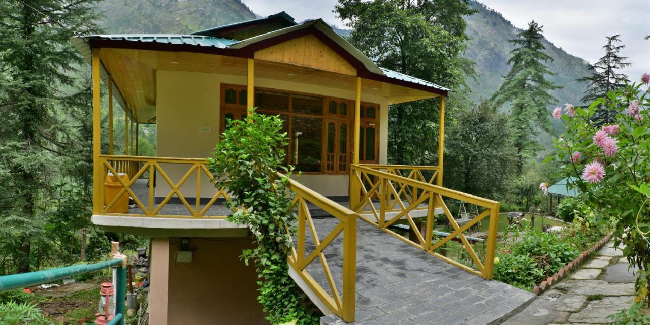 Parvati Kuteer Riverside Resort Kasol Dış mekan fotoğraf