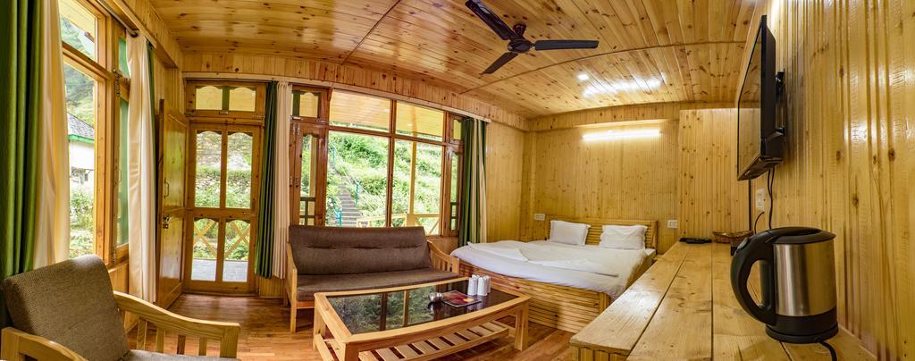 Parvati Kuteer Riverside Resort Kasol Dış mekan fotoğraf